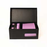 PINK & VIOLET CHECKERED COMBO BOX